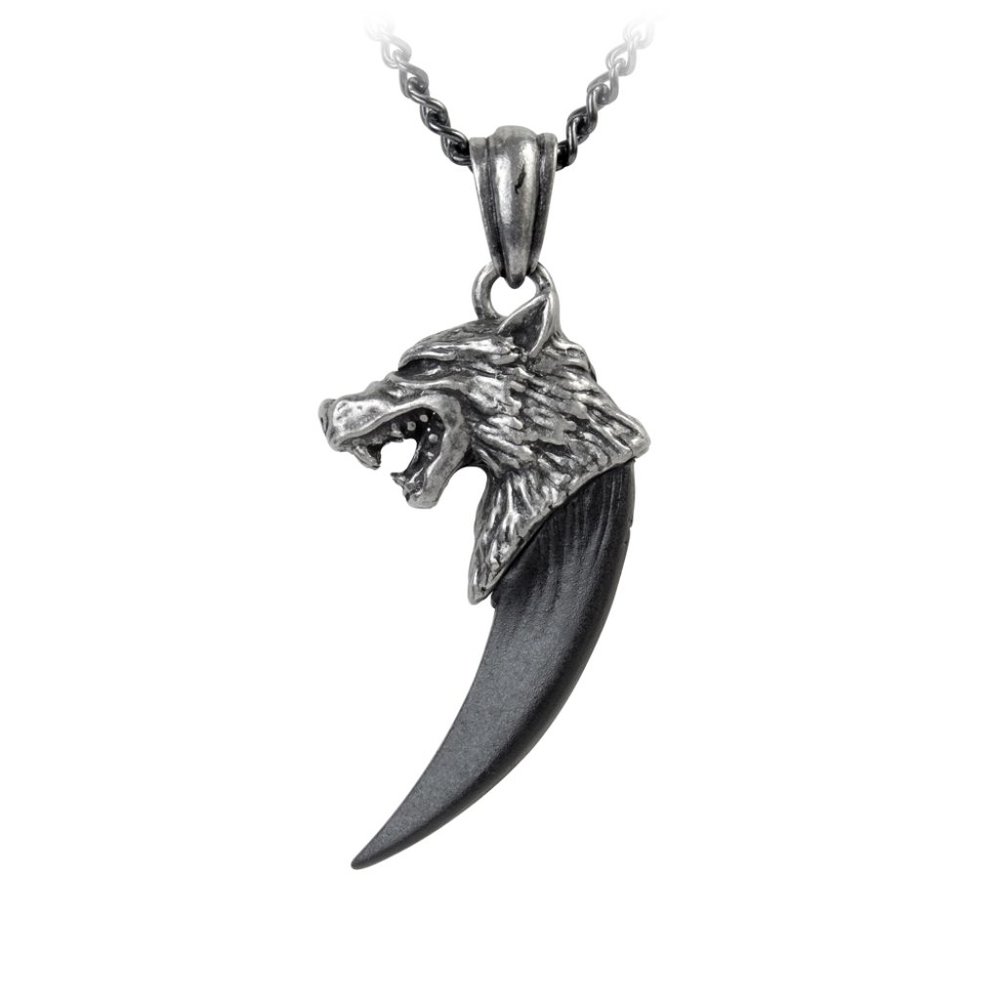 Alchemy Gothic Men's Wolf Macht Norse Pendant New NWT